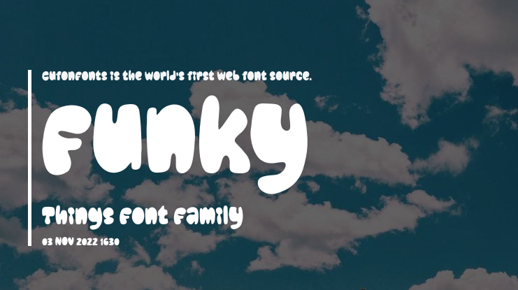 Funky Things Font