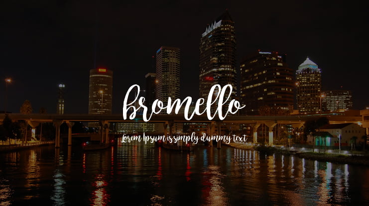 bromello Font