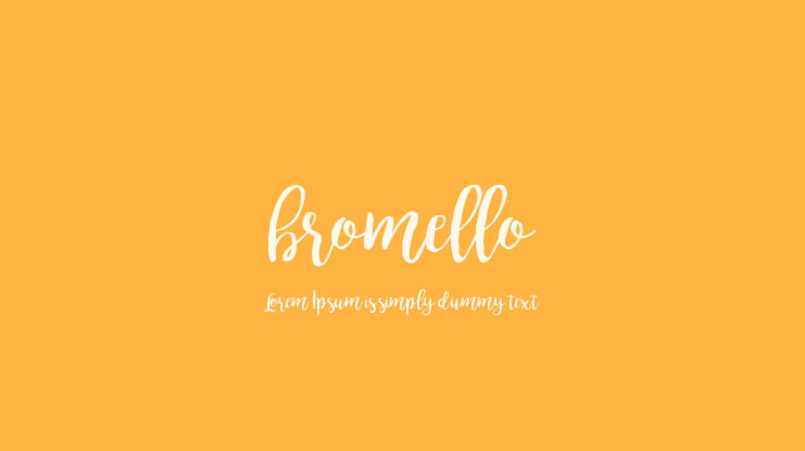 bromello Font