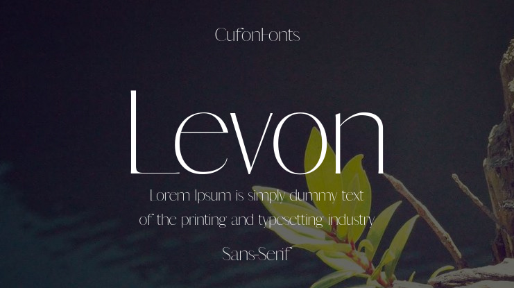 Levon Font Family