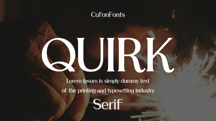 QUIRK Font Family