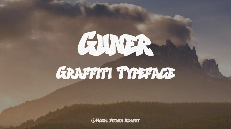Guner Graffiti Font Family