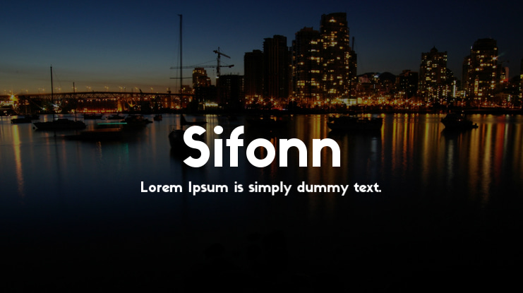 Sifonn Font