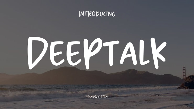 Deeptalk Font