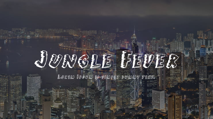 Jungle Fever Font
