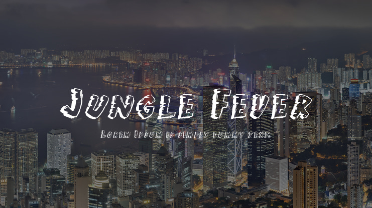 Jungle Fever Font