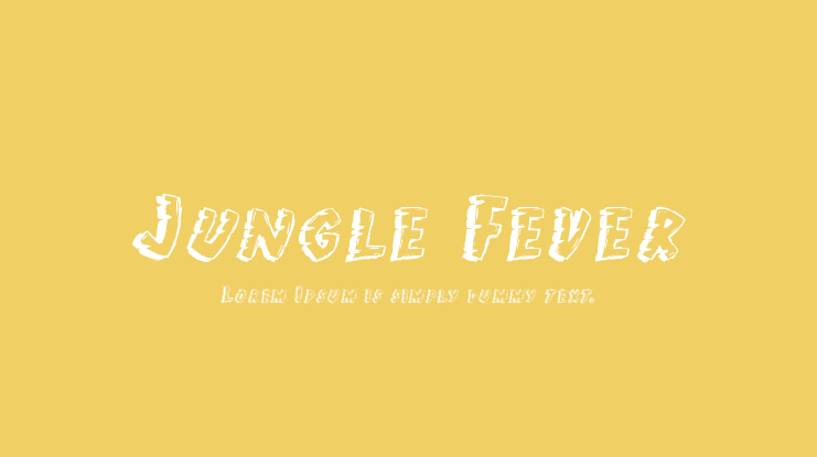 Jungle Fever Font