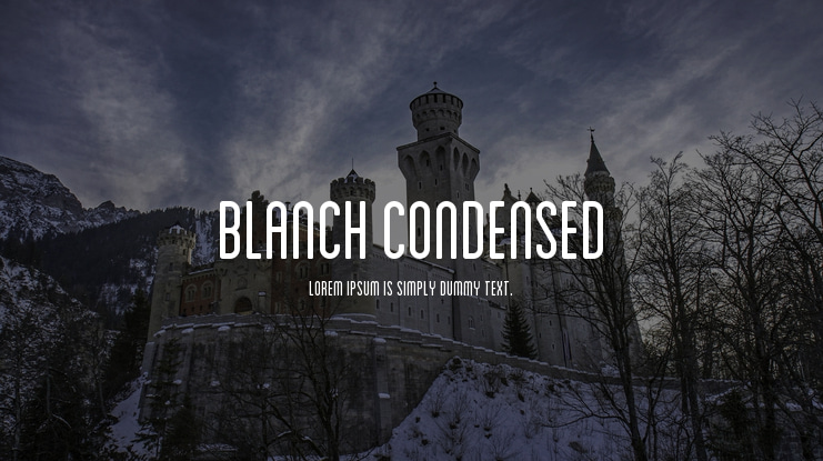 Blanch Condensed Font