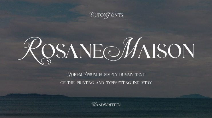 RosaneMaison Font
