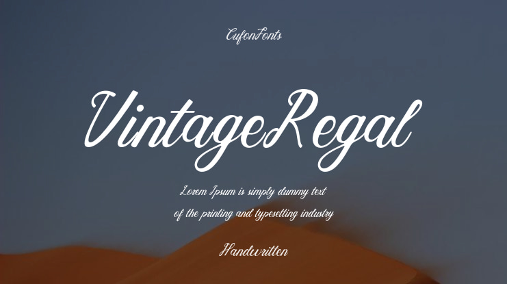 VintageRegal Font