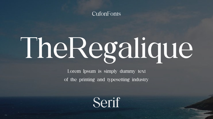 TheRegalique Font Family