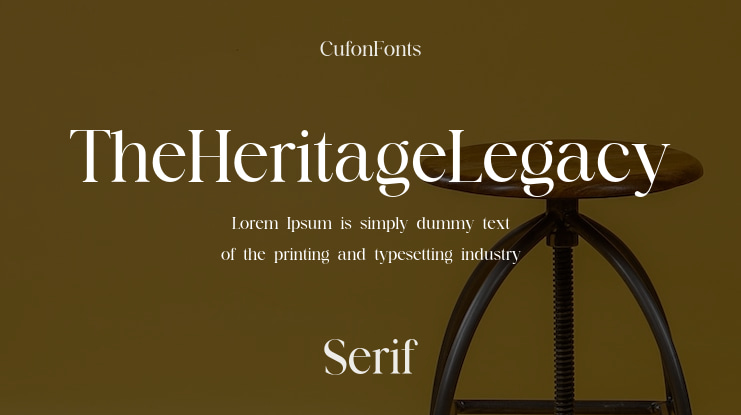 TheHeritageLegacy Font Family
