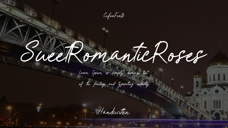 SweetRomanticRoses Font
