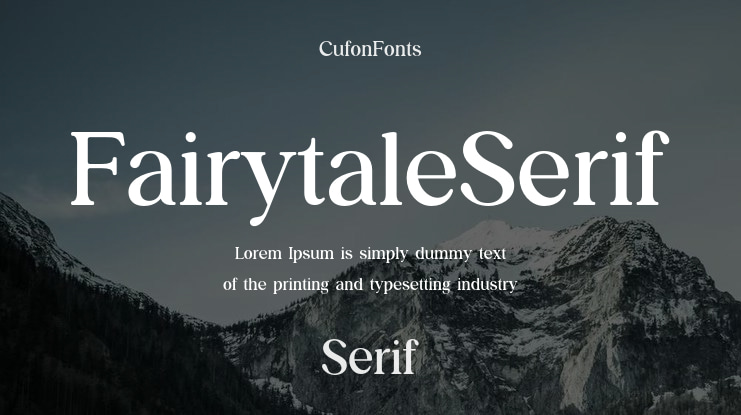 FairytaleSerif Font Family