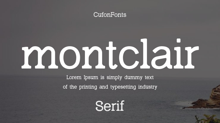 montclair Font Family