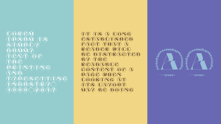 Bloomcrest Split Monogram Font