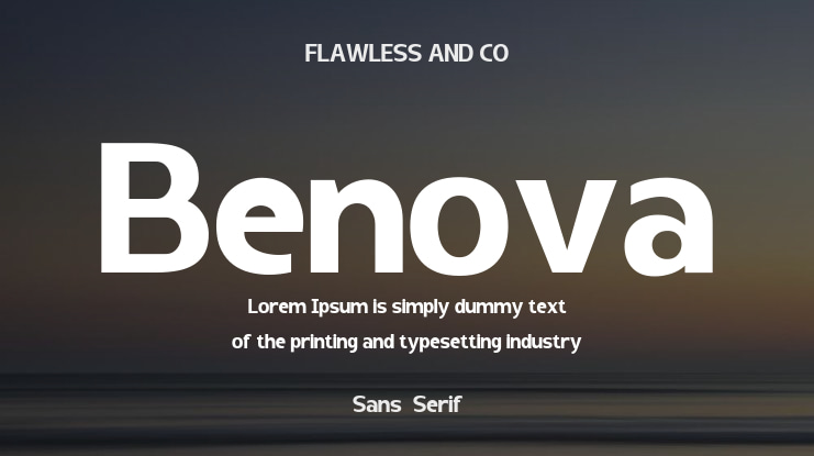 Benova Font