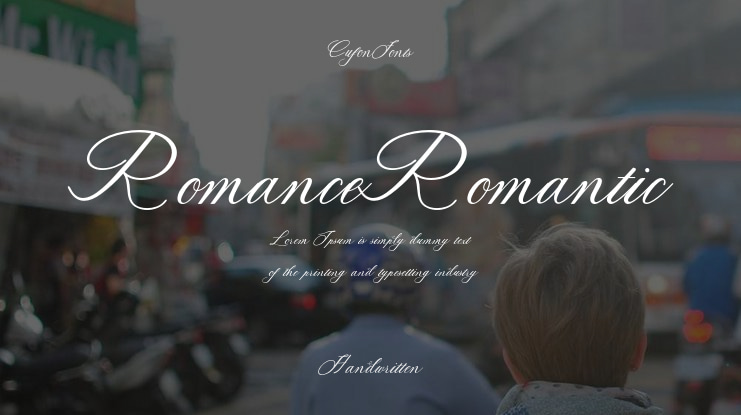 RomanceRomantic Font