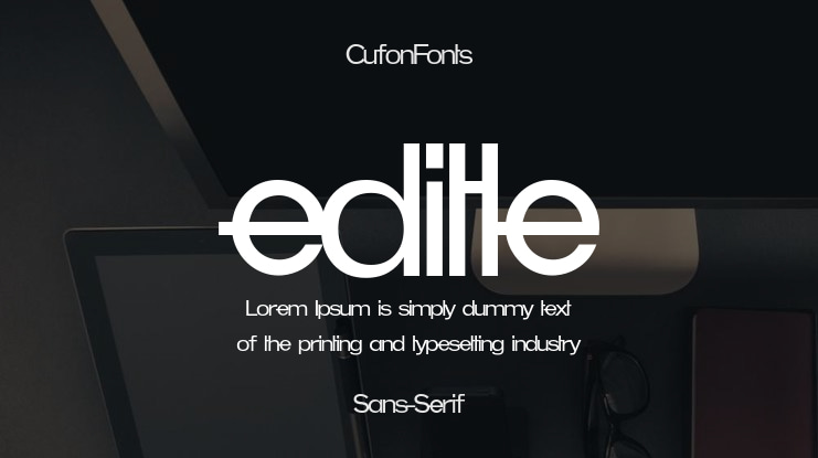 editle Font Family