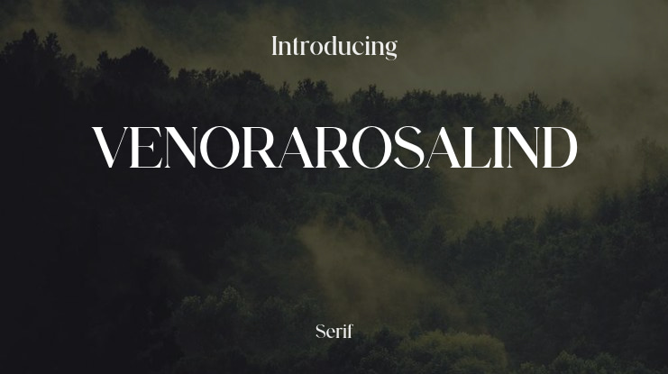 VENORAROSALIND Font