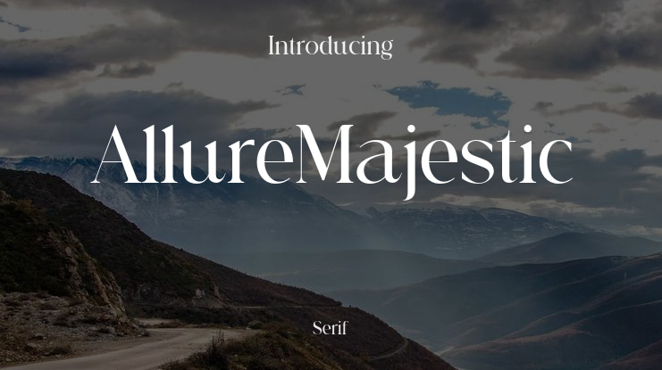 AllureMajestic Font Family