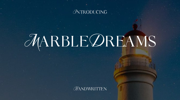 MarbleDreams Font