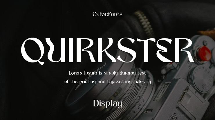QUIRKSTER Font