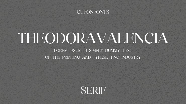 TheodoraValencia Font