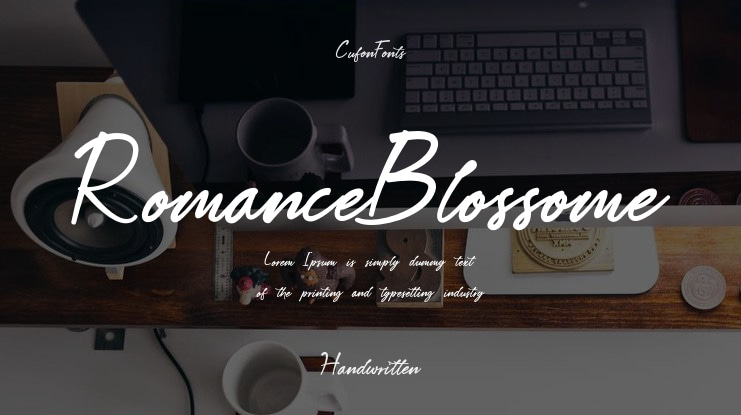 RomanceBlossome Font