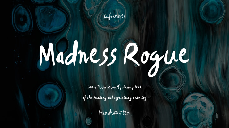 Madness Rogue Font