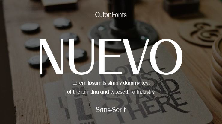NUEVO Font Family