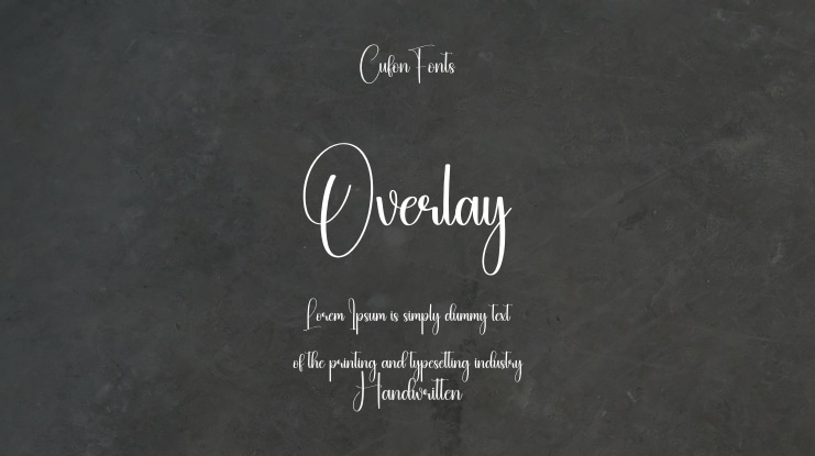 Overlay Font