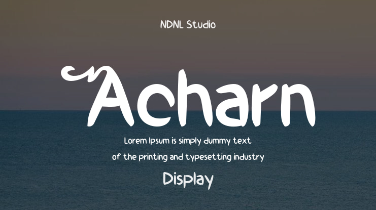 Acharn Font