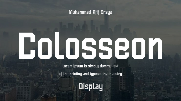 Colosseon Font Family