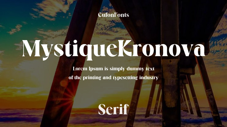 MystiqueKronova Font