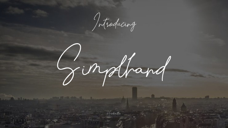 Simplhand Font