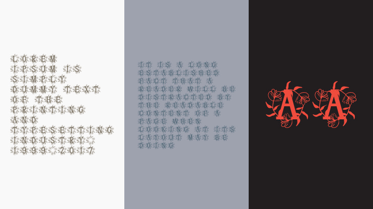 Orvara Monogram Font