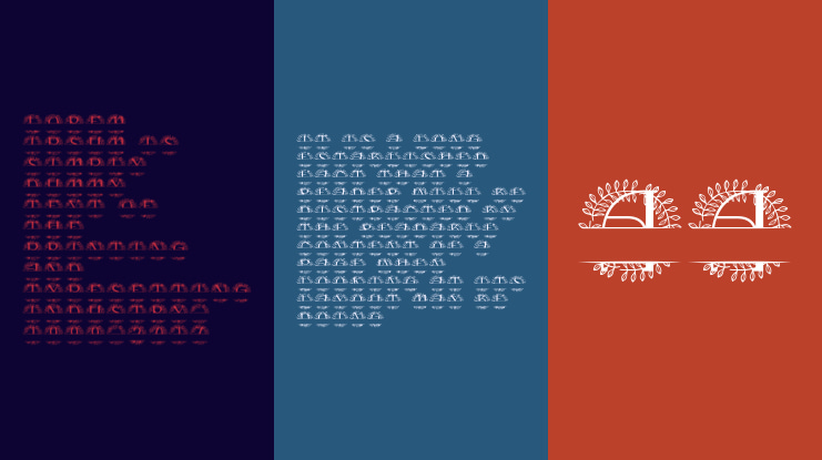 Novara Split Monogram Font