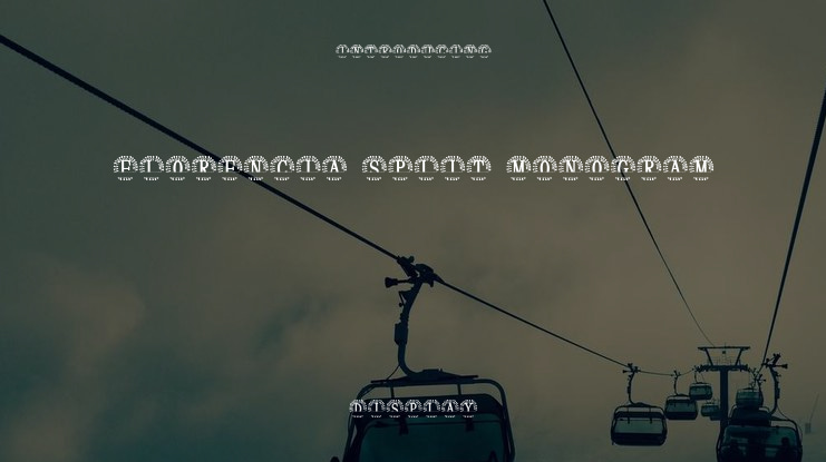 Florencia Split Monogram Font