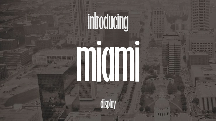 miami Font Family