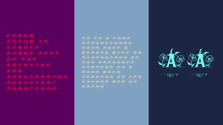 Orvara Split Monogram Font