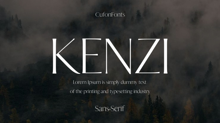 KENZI Font Family