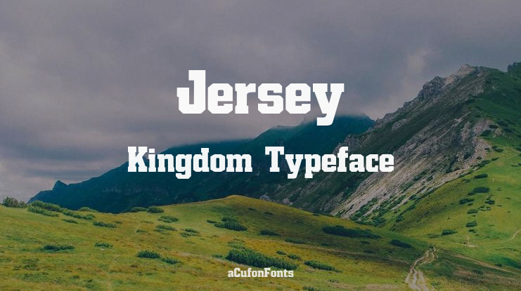 Jersey Kingdom Font