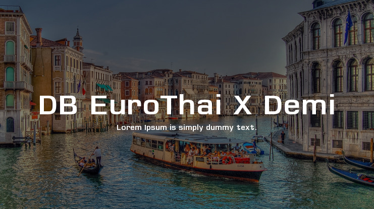 DB EuroThai X Demi Font