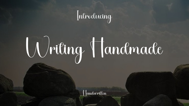 Writing Handmade Font