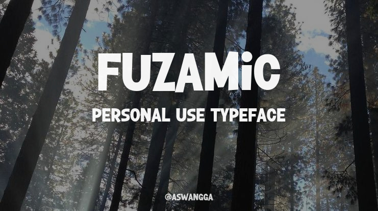 Fuzamic Personal Use Font