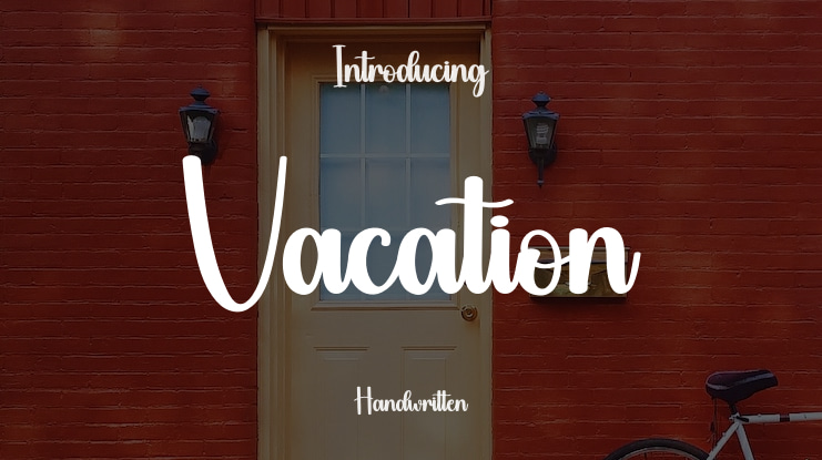 Vacation Font