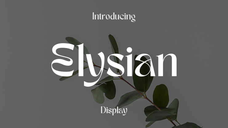 Elysian Font