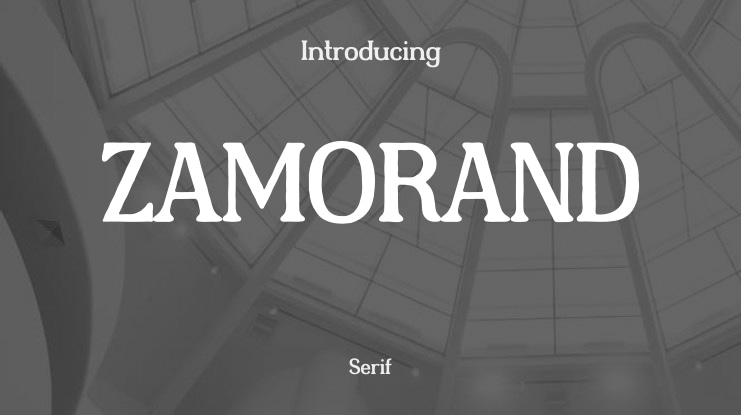 ZAMORAND Font