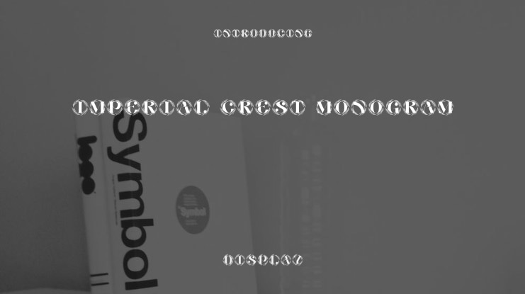 Imperial Crest Monogram Font